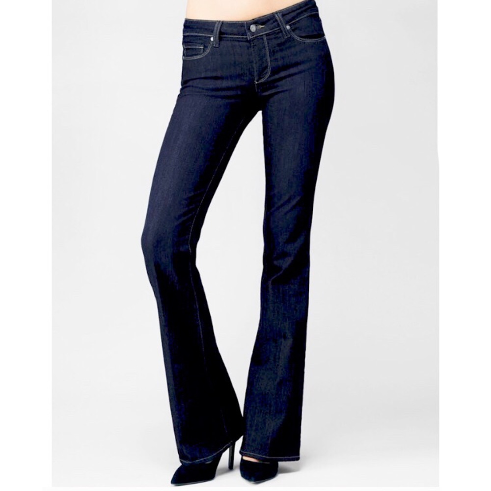 Paige | Skyline Boot Cut Dark Denim Jeans